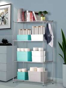 8 Sets Storage Rack Clips, Storage Rack Bracket Accessories, Warehouse Wire Rack Tube Clips, These Storage Rack Accessories Are Designed To Replace Damaged Storage Rack Clips, No Need To Buy New Storage Racks, Saving You A Lot Of Money - Black - View 4