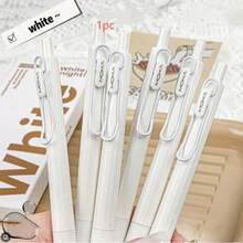 1pc Black Warrior Pen 0.5mm Tip Smooth Writing Plastic Material Suitable For School And Office Back To School Season - Multicolor - View 10