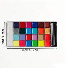 Professional Multi-Color Oil-Based Watercolor Paints, 12 Colors - Vibrant, Long-Lasting, Easy To Apply, Suitable For Holidays And Various Activities. - Single Piece - View 10