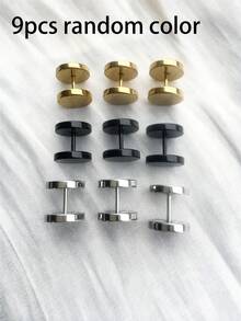 3/6/9pcs Simple Spiral Button Set - Non-Slip, Detachable Design, Suitable For Sweaters, Cardigans, Knitted Tops And Other Clothing Fastening. No-Sew Installation, No Damage To Clothing, Reusable Fashion Buttons, Essential Accessory For Women's Formal And Casual Wear. - Multicolor - View 15