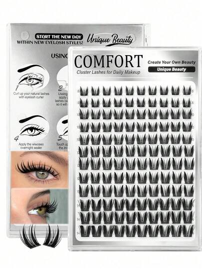 120pcs Rabbit Lash Clusters Manga Lash Clusters Fairy Lash Clusters Spiky Wet Look Lash Clusters Wispy Lash Extensions Manga Lash Clusters Spiky Lash Clusters For Beginners