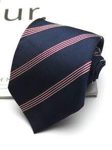 1pc Striped Hand-Made Tie For Men And Women, Suitable For Casual, Street, Daily, Party, Gift, Business - Multicolor - View 14
