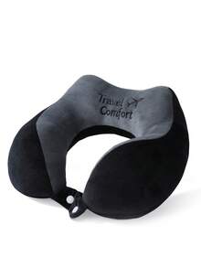 U-Shaped Travel Neck Pillow, Cervical Support Pillow, Memory Foam Airplane Neck Pillow, Car Sleeping Pillow - Multicolor - View 8