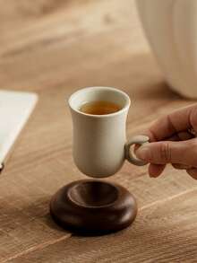 1 Set Vintage Ceramic Tea Cup & Coffee Cup Espresso Cup And Saucer Set, Turkish Tea Cup, Tea Tasting Cup, Suitable For Afternoon Tea, Coffee Corner, Hotel, Restaurant, Home Use Tea Cup, Cup, One Cup Of Coffee - Multicolor - View 8