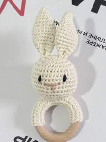 Handmade Crochet Rattle, Baby Rattle Toy, Attracts Baby's Attention, Infant Parent-Child Interaction Toy, Built-In Bell, 3D Cute, Rich Details, Newborn Memorial Gift, Easter Gift, Halloween Gift - Multicolor - View 11