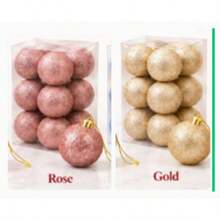 5cm Christmas Tree Baubles 12PCS Decorative Hanging Ball Set - Random - View 40