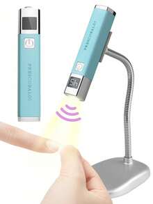 1件裝 藍色迷你可充電式UV LED美甲燈，適用凝膠指甲，快速乾燥美甲固化機，UV LED凝膠指甲油烘乾機，美甲工具，可充電式美甲沙龍設備 - 薄荷藍 - 查看 10