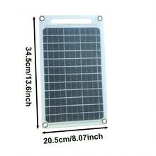 Solar Charging Panel, Portable Solar Panel With USB-A Interface, Suitable For Phones, Tablets, Cameras, Fans, Camping Lights, Suitable For Camping, Hiking, Backpacking. High-Efficiency Monocrystalline Silicon Solar Panel - Multicolor - View 9
