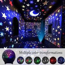 Star & Moon Projection Lamp, Soft Night Light With Color Changing, Perfect For Christmas, Bedroom Decor, Party, Birthday, Gift - Stylish Design, Creates Atmosphere And Provides Lighting, Soft Night Light - Multi-color light - View 7