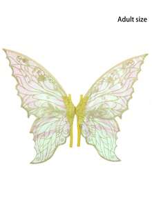 1pc Gold Foil Butterfly Fairy Wings, Suitable For Cosplay, Festival Parties, Ball Performances, An Ideal Halloween Gift - Multicolor - View 17