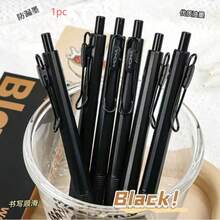 1pc Black Warrior Pen 0.5mm Tip Smooth Writing Plastic Material Suitable For School And Office Back To School Season - Multicolor - View 9