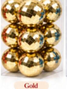 5cm Christmas Tree Baubles 12PCS Decorative Hanging Ball Set - Random - View 62