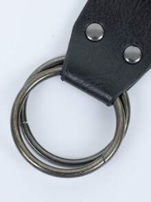 Medieval Renaissance Dress Clip, Vintage PU Leather Dress Buckle, Halloween Pirate Viking Elf Costume Accessory - A - View 5