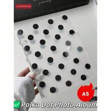 1 cuốn album thẻ A5 họa tiết chấm bi đen nguyên bản, sách dán ảnh với các trang PVC có thể tháo rời, giá đỡ thẻ hình sao, sổ ghi chép, album thẻ, sổ lập kế hoạch, lưu trữ thẻ, bộ sưu tập fan, dành cho người yêu lập kế hoạch, học sinh, lưu trữ hàng ngày, sưu tập thẻ, bảo quản ảnh, sắp xếp bàn làm việc, cắt dán DIY, quà sinh nhật, quà tốt nghiệp, quà Giáng Sinh, quà năm mới, bộ sưu tập sáng tạo, lưu trữ chống bụi, trang trí thu hút, hàng hot thị trường - A - Xem 1