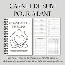 Spiral Notebooks, French Caregiver Log Journal For Daily Care Notes, Appointments, Medication, Vital Signs, Meals, Tasks, Bills And Important Notes - A5 - View 6