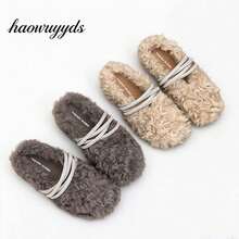 Premium Curly Faux Fur Upper Creates A Fluffy And Soft Appearance, Soft To The Touch, Keeps Feet Warm In Cool Autumn And Winter - Grey - View 8