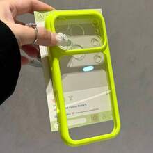 CteGlodrix Couple Style Quick Transformation 18-Grid Crystal Clear Soft Edge Hard Back Phone Case, Compatible With IPhone 18 Pro Max/17 Pro/16 Plus/15/14/13/12/11 Series, 2-In-1 Anti-Slip Protective Shell - Cherry Red - View 9