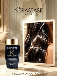 Kérastase Chronologiste Revitalizing Repair Shampoo 80ml Ukuran Travel, Menutrisi dan Memperbaiki Rambut Kusam dan Rusak - Berlian Hitam - View 3