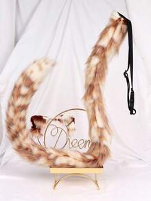 Plush Cat Costume Set Two Pieces Multi-Color Optional Dress-Up Props Cat Headband Party Stage Halloween Costume - Set - View 8