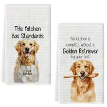 2pcs/Pack, 18x26in Vintage Cute Cat & Dog Pattern Kitchen Towels, Soft Skin-Friendly Hand Towels, Absorbent Cleaning Cloths, Reusable Cleaning Cloths, Suitable For Kitchen, Living Room, Bathroom And Home Decor, Holiday Gift For Friends - Apricot - View 7