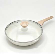 Creamy White Frying Pan, Suitable For Frying & Simmering, Can Heat Milk & Melt Chocolate - View 11