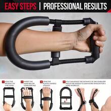 Arm Strength Trainer, Wrist Strength Trainer, With Adjustable Tension, For Improving Strength - Hand Exerciser, Arm Grip Strength Trainer, Home Gym Trainer, Suitable For Beginners And Professionals - Multicolor - View 3