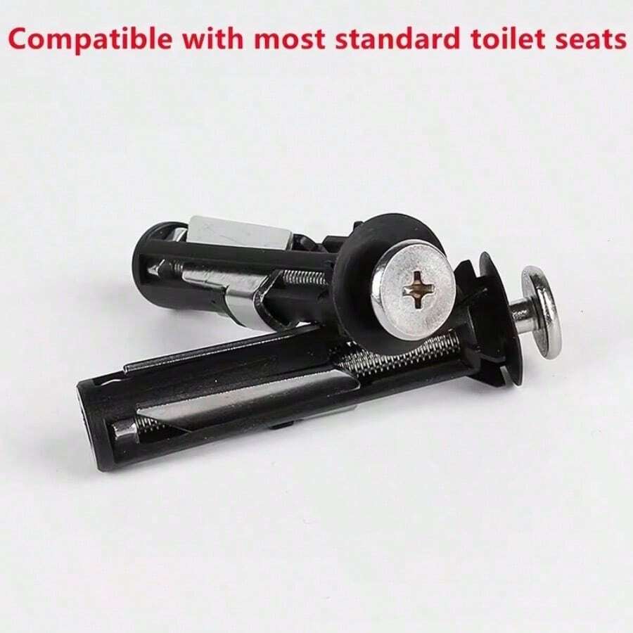 2PCS Toilet Seat Screws Replacement Set, Heavy Duty Stainless Steel Toilet Bolts, For Toilet Seat Bathroom/Adding - Expansion Bolt - View 1