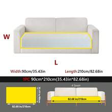 1PC Minimalist Style Chenille Four-Season Universal Anti-Slip Sofa Cushion, Anti-Slip Pet Anti-Dirt Seat Pad, Suitable For 1-4 Seater Sofa Decoration And Protection, Machine Washable - Multicolor - View 40