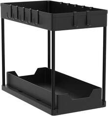 Uitschuifbare Organiser - zwart, 2 stuks - Bekijken 4