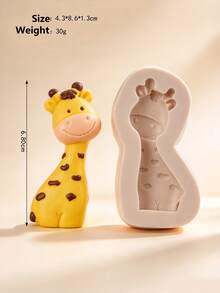 Animal Fondant Molds, Lion Rabbit Chocolate Molds, Giraffe Elephant Dinosaur Silicone Molds, Turtle Leaf Cake Decorating Molds For Cupcakes, Candy, Cookies, Soap, Candles, Epoxy, Clay Molds - Light Grey - View 10