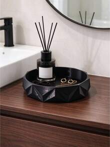 Minimalist Jewelry Display Tray, Makeup Vanity Small Item Storage Tray, Jewelry Storage Container, Suitable For Bedroom Vanity And Office Desk, Store Stationery And Cosmetics, Back To School Supplies, Desktop Decorative Ornament - Multicolor - View 5