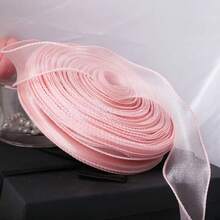 1.5 Inch Wide 10 Yard/40 Yard Sheer Organza Chiffon Ribbon, Suitable For Gift Wrapping, Wedding Bouquets, Crafts, Christmas, Etc - Multicolor - View 26