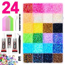 Glintmos 56 Colors Rhinestone Set Resin Jelly Rhinestones, For DIY Diamond Painting, Colorful Flat Back Gemstone Decoration, DIY Handmade, Clothing, Shoes, Fabric Decoration Crystals - A - View 14