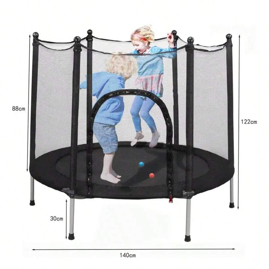 Kids Trampolines - Black - View 1