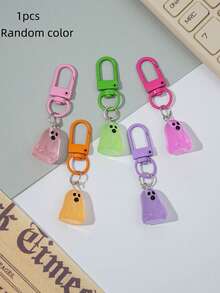 Cute Mini Fluorescent Ghost Keychain, Transparent Resin Ghost Bag Charm, Handbag Backpack Decorative Accessory, Halloween Party Gift - Multicolor - View 11