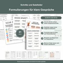 Spiral Notebooks For Personal Boundaries, German-Language Edition With Guided Self-Reflection Questions, Six Boundary Types, Communication Phrases, Affirmations, Checklists, Boundary Circle Exercises And Writing Space - A5 - View 8