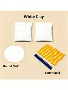 4 قطع من الطين الناعم الأزرق DIY تذكار لمالكي الحيوانات الأليفة - بصمات أقدام القطط والكلاب - مقاس واحد - مشاهدة 10