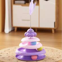 Octopus Cat Rotating Toy With Cat Teaser Wand, Self-Entertainment Cat Toy To Relieve Boredom - View 10