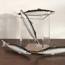 1pc Eye-Catching Fun Fish-Shaped Ballpoint Pen - Perfect For School, Office And Parties - Unique Ocean-Themed Stationery Gift, Creative, Student Gift - Fish - View 7
