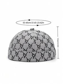 1pc Unisex Skull Bucket Hat, Vintage Fitted Hat, Adjustable Bucket Hat, Retro Hip-Hop Street Style - Multi-color - View 6