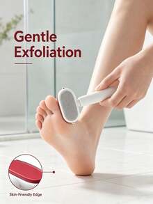 1pc New Double-Sided Foot Callus Scraper – Curved Dead Skin Remover; Effectively Removes Stubborn Dead Skin; Stainless Steel Foot Care File; Suitable For Cracked Heels; Home Foot Care Tool; Pedicure Accessory. - Multiple Styles - View 2