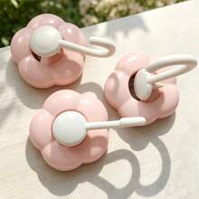 Flower Suction Cup Hook, No-Drill Adhesive Hook, Strong Vacuum Suction Hook For Kitchen, Living Room, Bathroom, Removable - Multicolor - View 5
