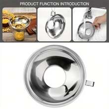 3PCS/Set Canning Funnels For Wide Mouth And Standard Mason Jars, Kitchen Wide Mouth Funnels, Canning Kit, Stainless Steel Small And Large Funnel Combination, Kitchen Funnels, Kitchen Supplies - View 10