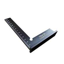 L-Shaped Right Angle Woodworking Ruler, Woodworking Protractor, Aluminum Alloy Marking Ruler, Metric Oblique Angle Ruler, Height Measuring Tool, Precision Marking Tool, Used For Measuring And Marking - L-shaped - View 9