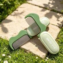 Cat Comb Folding Comb Detangling Brush Deshedding Comb Pet Grooming Tool Dog Hair Removal Brush Dog Hair Dedicated Comb - Multicolor - View 3