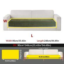 1PC Minimalist Style Chenille Four-Season Universal Anti-Slip Sofa Cushion, Anti-Slip Pet Anti-Dirt Seat Pad, Suitable For 1-4 Seater Sofa Decoration And Protection, Machine Washable - Multicolor - View 45