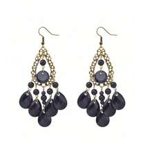 5pcs 1920s Style Women's Lace Mask Accessory Set, Includes Sequin Dress Set, Suitable For Party Decoration And Halloween Celebration - Multicolor - View 9