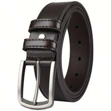 1PC Men's PU Leather Belt, Soft And Durable, Alloy Buckle For Better Durability, Suitable For Jeans And Casual Pants, Perfect Gift For Family And Yourself, Holiday Gift, Valentine's Day, Birthday Gift - Multicolor - View 19