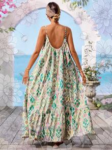 Women Short Dresses - Green - View 9