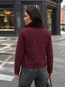 SAKERS OUTDOOR CLOTHING Women Winter Coats - Red Violet - View 4